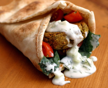 Falafel wrap