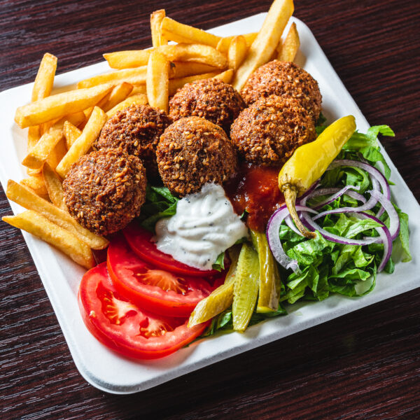 Falafel praad (vegan v vegetarian)